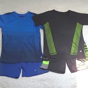 Boys Bundle of Activewear Sets of Shirt &Shorts  Size 8